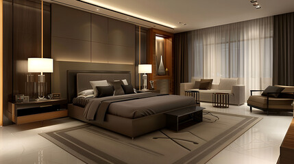 luxury hotel room