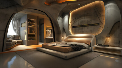 luxury hotel room
