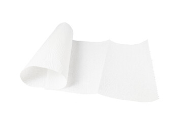 kitchen paper towel isolated on white or transparent png