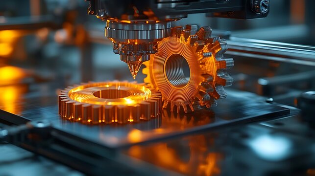 Gear Assembly Creation Using High Temp Printing Techniques And Industrial Robotics Photo