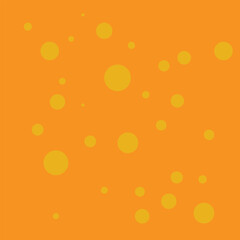orange background with bubbles