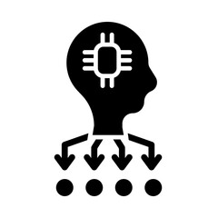 Probability Model glyph icon