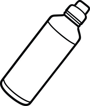 recommend clip art: Water bottle line art vector, water bottle icon