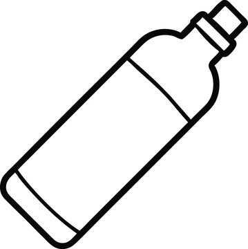 recommend clip art: Water bottle line art vector, water bottle icon