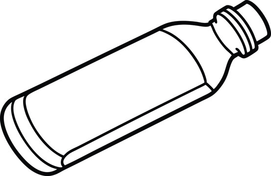recommend clip art: Water bottle line art vector, water bottle icon