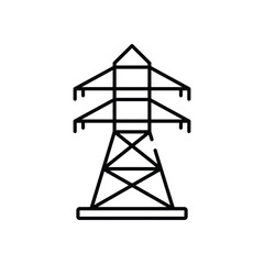 Transmission Tower Vector icon