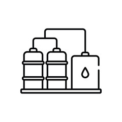 Refinery  Vector icon