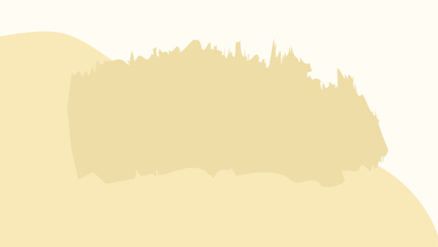 Abstract beige background with a central blank area featuring rough, irregular edges designed as a space for text or message