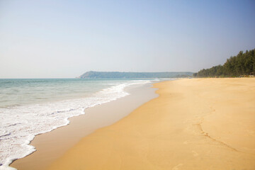Sagareshwar beach and Arabian Sea, Vengurla, India
