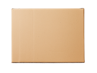 Unboxing excitement cardboard box cutout background studio setting creative display top-down view conceptual design