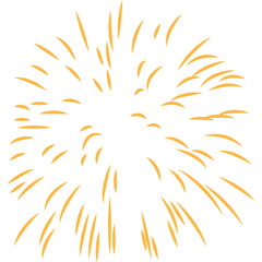 Yellow Chinese Firework Icon