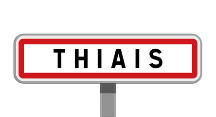 Panneau sur poteau de Thiais, Val-de-Marne, &Icirc;le-de-France