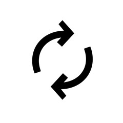 black arrow icon recycle icon 