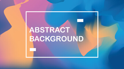 Colorful decorative wavy abstract fluid background vector illustration.