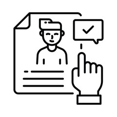 Candidate vector outline EPS 10 file