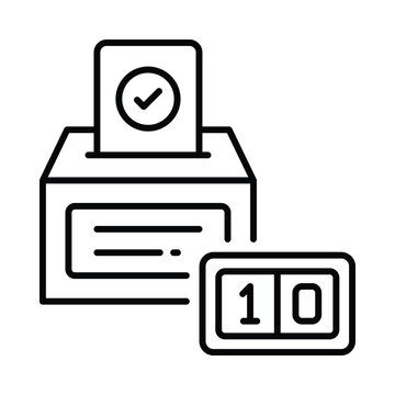 recommend clip art: Vote Counting vector outline EPS 10 file