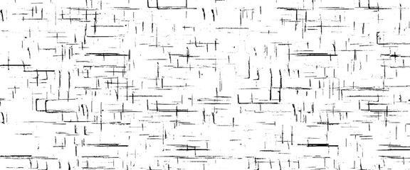 Black scratches texture on seamless pattern background