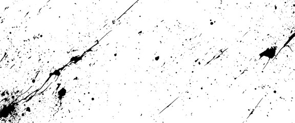 Vector texture grain abstract artistic paint splatter texture overlay background.