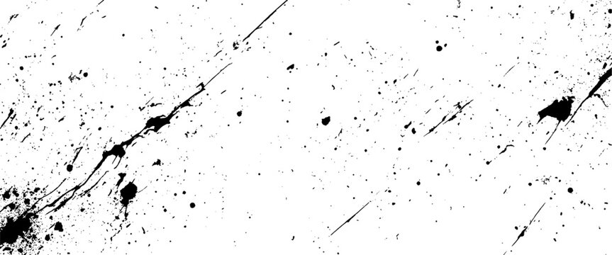 Vector texture grain abstract artistic paint splatter texture overlay background.