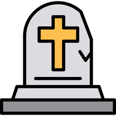Fototapeta premium Tombstone Icon