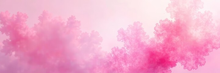 Fototapeta premium Soft pastel pink watercolour wash with ethereal strokes, pastel, serene