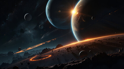 Obraz premium planet in space