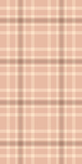 Soft blush pink and cream plaid pattern. Perfect for textile design, fashion, home decor, and stationery projects.  Subtle texture and muted tones evoke feelings of warmth and comfort.