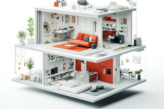 A diagram of the Modulor, architectural and technical, design theme