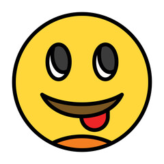 Face with Tongue Icon