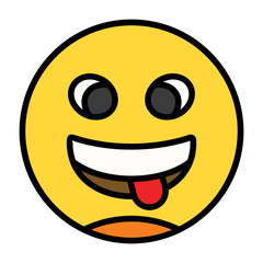 Squinting Face with Tongue Icon