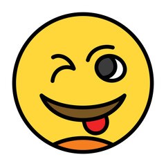 Winking Face with Tongue Icon