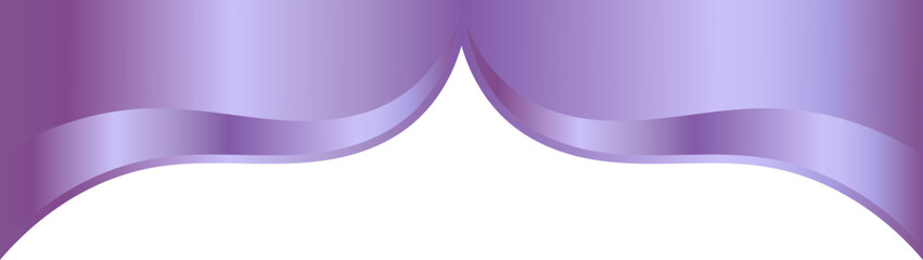 Luxury purple curved corner element