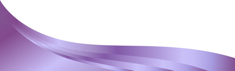 Luxury purple curved corner element