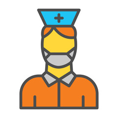 Fototapeta premium Nurse Icon