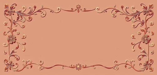 Intricate flourishes and vines form elegant dividers, perfect for vintage designs, embellishment, invitation