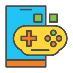 Obraz premium Mobile Gaming Icon