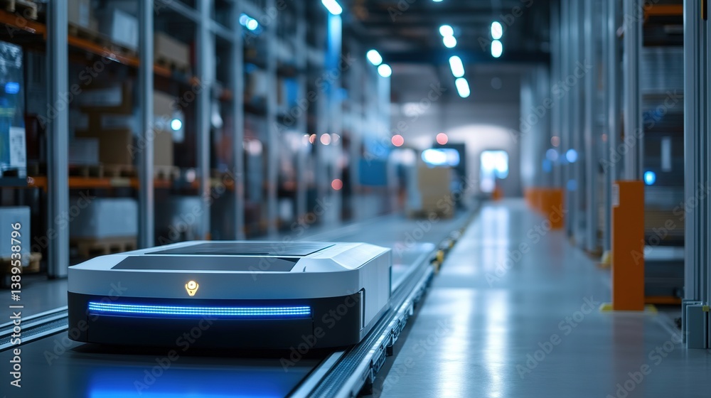 Poster advanced robotics and machine learning improving smart manufacturing.