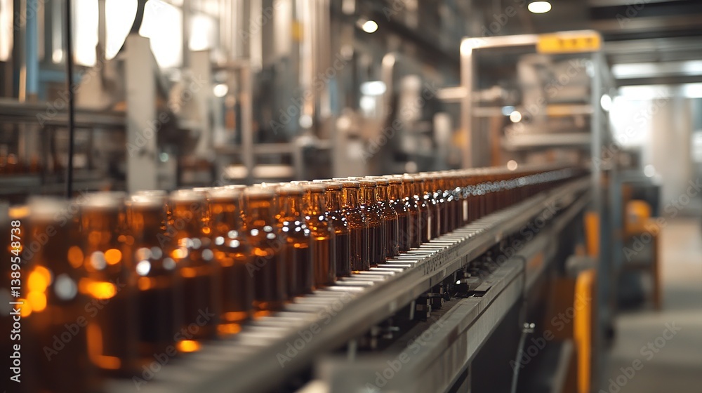 Poster real-time data analytics optimizing an automated production process.