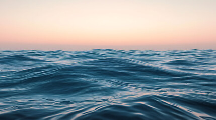 Calm ocean waves at sunset. (4)