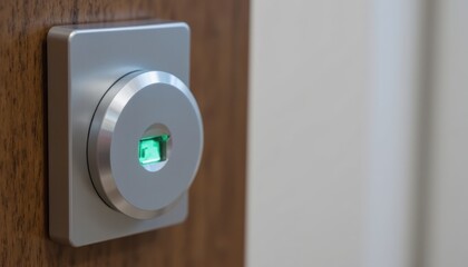 Discuss the security advantages and potential vulnerabilities of a smart lock with biometric authentication for home security.