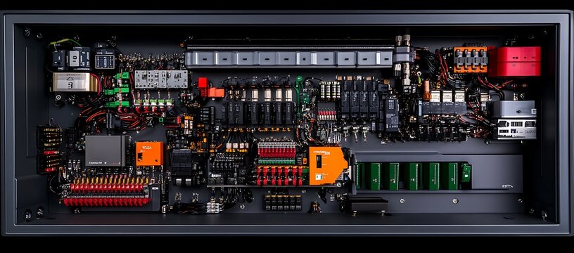 Complex Electrical Equipment Filled with Various Electronic Components