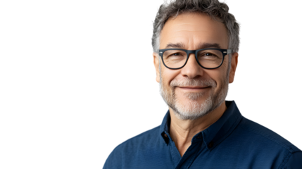 Distinguished Mature Caucasian Man exuding Warmth and Elegance in Quality Stock Photo.