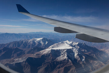 Fototapeta premium Andes from the plane