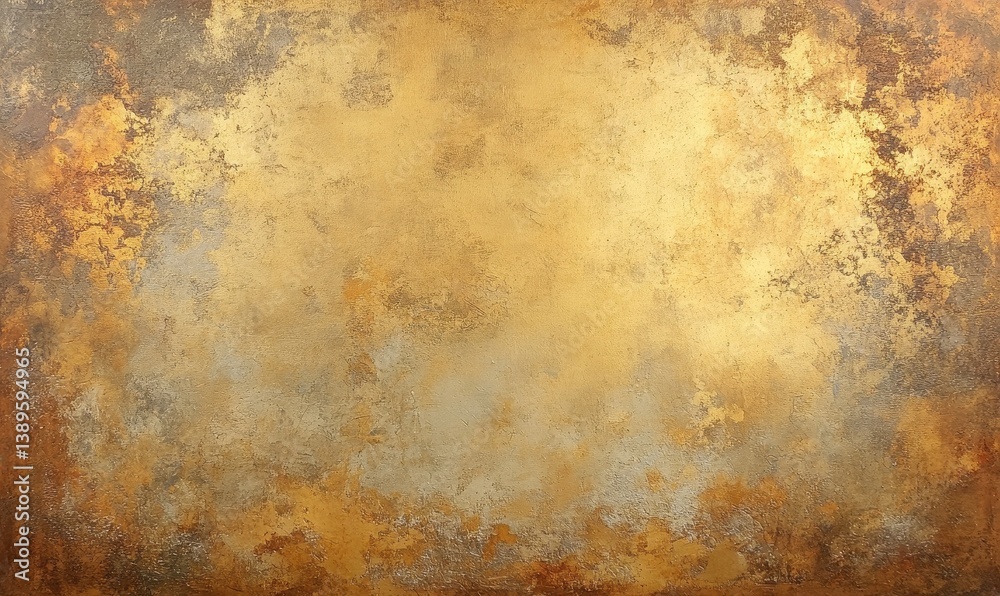 Poster abstract gold texture background with metal and paint elements for graphic design decorative wallpap