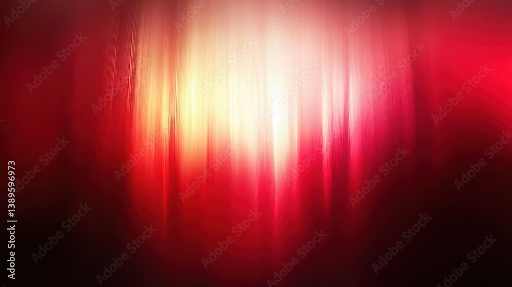 Leinwandbilder Abstract Red Light Streaks on Dark Background with Textural Gradient and Smooth Blur Creating a Vibrant Energy Effect and Creative Modern Style