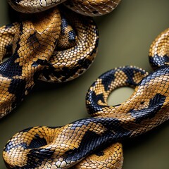 Fototapeta premium Seamless Pattern. Background showing skin texture. Animal scales background