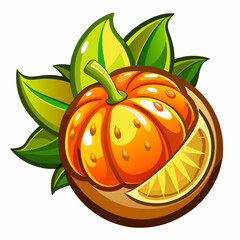 vector illustration of a tomato