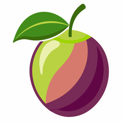 vector illustration of an apple