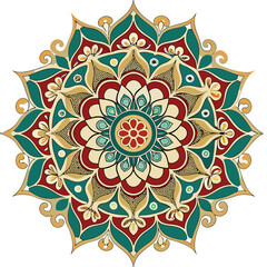 ornamental round lace pattern