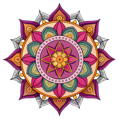 abstract flower pattern